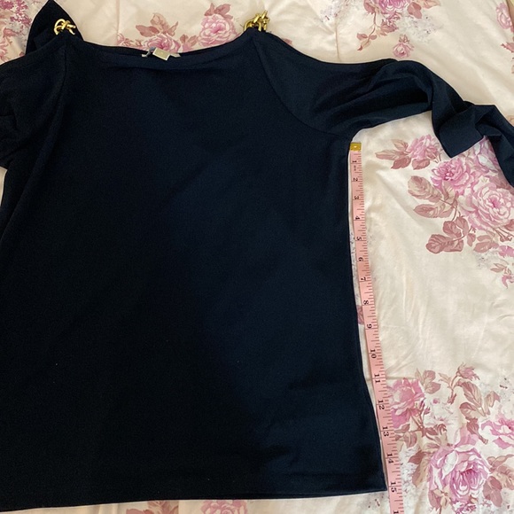 Michael Kors chain cold shoulder top - Picture 10 of 12